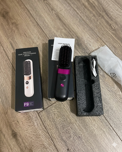 LushAura Pro Wireless Straightening Brush